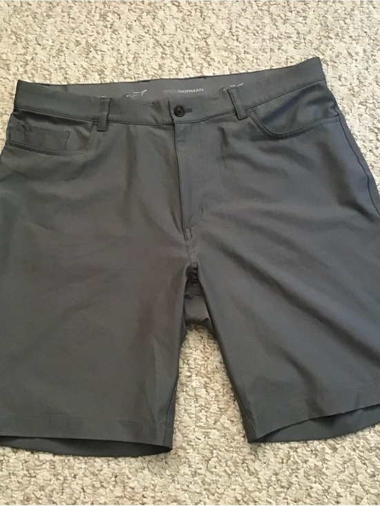 Greg Norman Other - Greg Norman Collection Men's Charcoal Flat-Front Performance Shorts